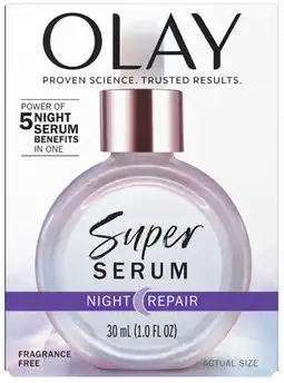 Coles Olay Night Repair Super Serum offer
