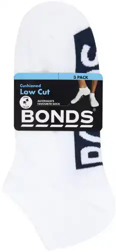 Coles Bonds Men's Logo Low Cut Socks offer