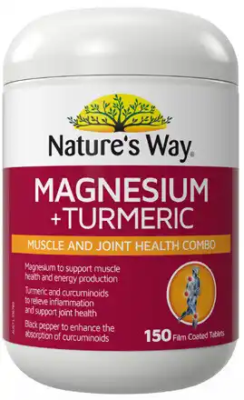 Coles Nature's Way Magnesium + Turmeric Tablets offer