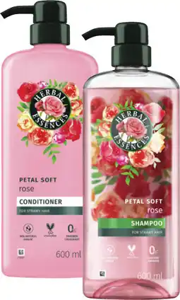 Coles Herbal Essences Shampoo or Conditioner 600mL offer