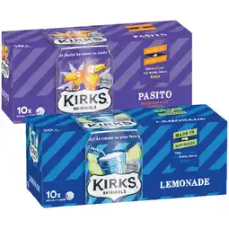 Woolworths Kirks Soft Drink Varieties offer