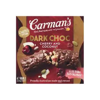 Woolworths Carman’s Muesli Bars offer
