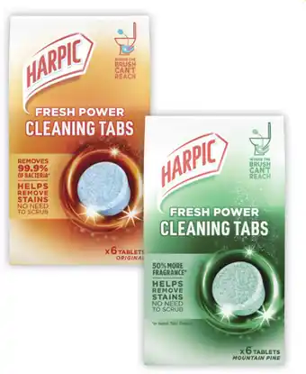 Coles Harpic Fresh Power Cleaning Tabs offer