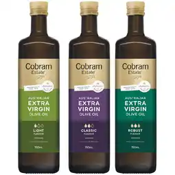 Woolworths Cobram Estate Extra Virgin Olive Oil offer