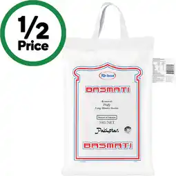 Woolworths Riviana Basmati Long Grain Rice offer