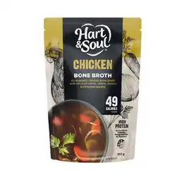 Woolworths Hart & Soul Bone Broth Soup Pouch offer