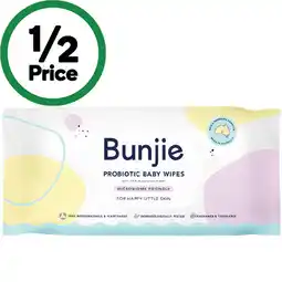 Woolworths Bunjie Probiotic Baby Wipes offer