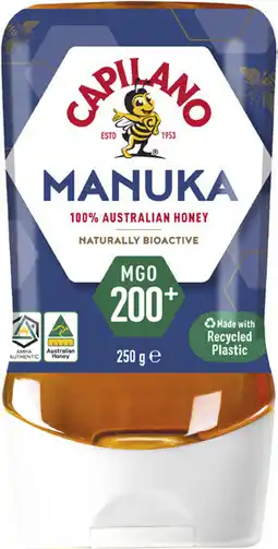 Coles Capilano Manuka Honey offer