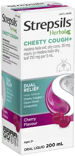 Coles Strepsils Chesty Cough+ Oral Liquid offer