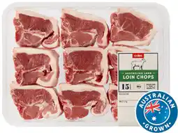 Coles Coles Australian Lamb Loin Chops offer