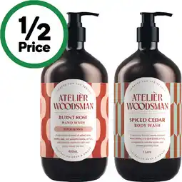 Woolworths Woodsman Body Wash offer