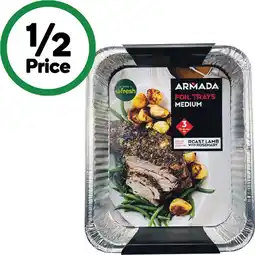 Woolworths Armada Foil Trays Medium offer
