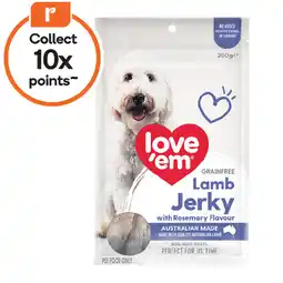 Woolworths Love ’Em Jerky Dog Treats offer