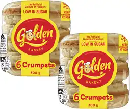 Coles Golden Crumpet Rounds 300g offer