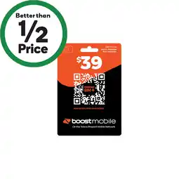 Woolworths Boost $39 Starter Pack¥ offer