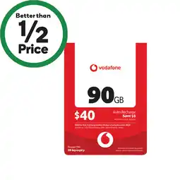 Woolworths Vodafone $40 Starter Pack offer