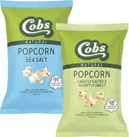 Coles Cobs Popcorn-120g offer