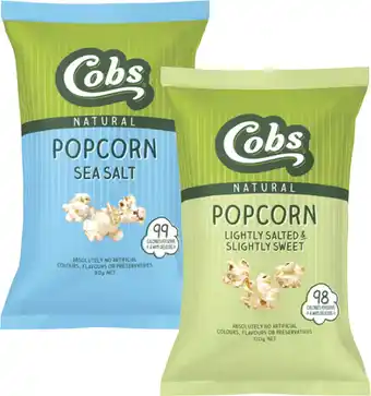 Coles Cobs Popcorn-120g offer