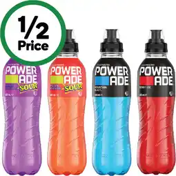 Woolworths Powerade Drink Flo Cap 600ml or Powerade Active Water 600ml offer