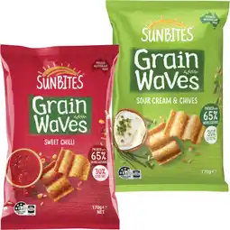 Coles Sunbites Grain Waves offer
