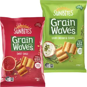 Coles Sunbites Grain Waves offer