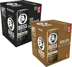 Coles Boss Iced Coffee offer
