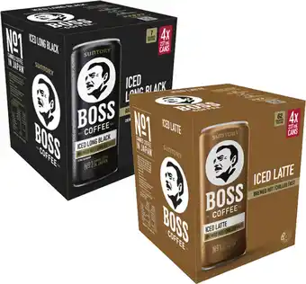 Coles Boss Iced Coffee offer