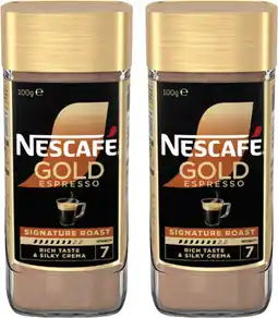 Coles NEW Nescafé Gold Espresso Signature Roast Instant Coffee offer