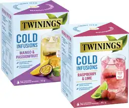 Coles NEW Twinings Cold Infusions Tea offer