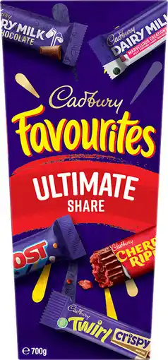 Coles Cadbury Favourites Ultimate Share offer