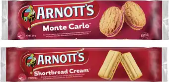 Coles Arnott's Creams Biscuits-250g offer