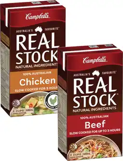 Coles Campbell's Real Stock offer