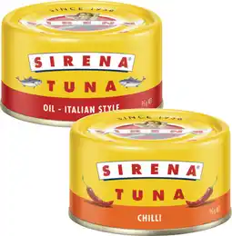 Coles Sirena Tuna offer