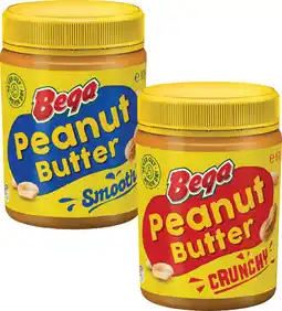Coles Bega Smooth or Crunchy Peanut Butter 470g offer