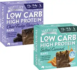 Coles Mayver's Low Carb High Protein Bars offer