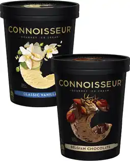Coles Connoisseur Ice Cream Tub offer
