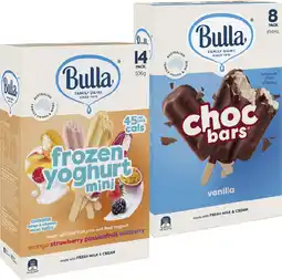 Coles Bulla Frozen Dessert Sticks-14 Pack 472mL-750mL offer