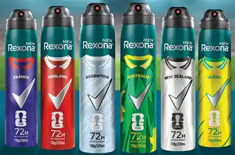 Coles Rexona Advanced 72hr Aerosol Deodorant offer