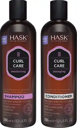 Coles Hask Shampoo or Conditioner 355mL offer