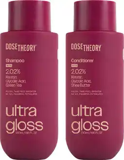 Coles Dose Theory Shampoo or Conditioner 330mL offer