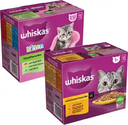 Coles Whiskas Favourites Cat Food offer
