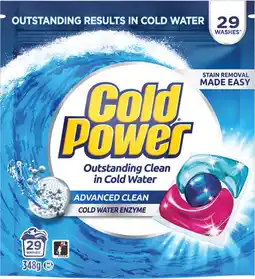 Coles Cold Power Laundry Capsules offer