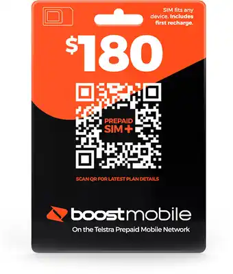 Coles Boost $180 SIM Pack offer