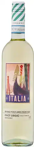 Coles Postcards from Italy Organic Pinot Grigio offer