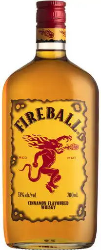 Coles Fireball Cinnamon Flavoured Whisky offer