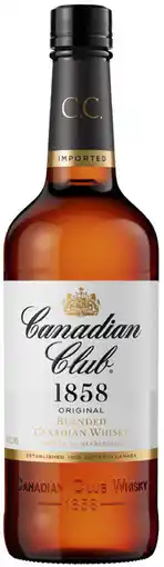 Coles Canadian Club Whisky offer