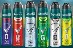 Coles Rexona Advanced 72hr Aerosol Deodorant offer