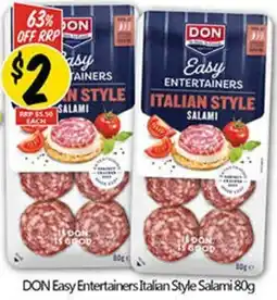NQR DON Easy Entertainers Italian Style Salami offer