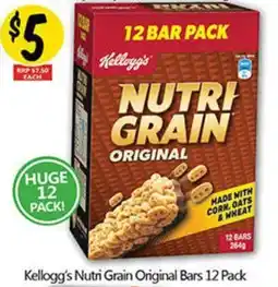 NQR Kellogg's Nutri Grain Original Bars offer