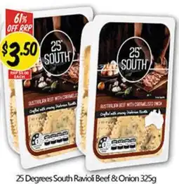 NQR 25 Degrees South Ravioli Beef & Onion offer